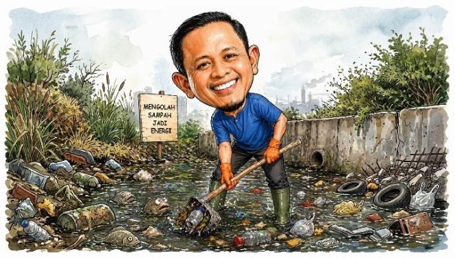 
 Ilustrasi transformasi pengelolaan sampah modern berbasis ekonomi sirkular di Kota Pekanbaru. (Foto: RSS)
