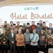 Gubernur Lampung saat memberikan sambutan dalam acara Halal Bihalal Perantauan Sumbangsel yang dihadiri perwakilan lima provinsi. (Foto: RSS)