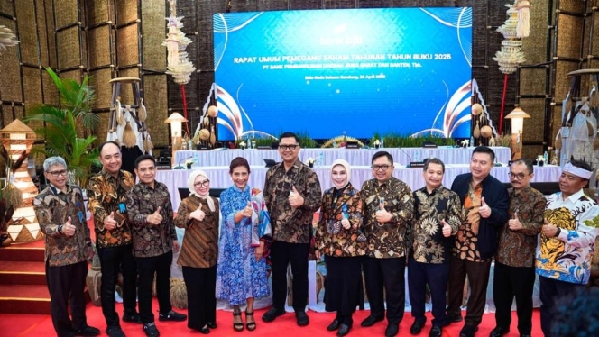 
 Gedung Kantor Pusat Bank BJB di Bandung yang menjadi lokasi penetapan pembagian dividen tahun buku 2025. (Foto: RSS)