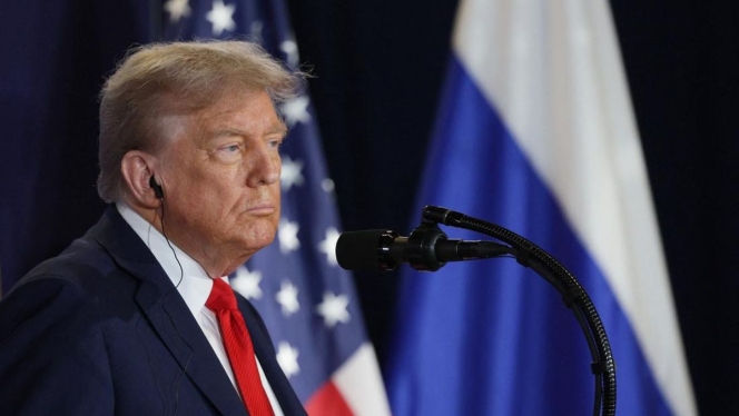 
 Presiden Donald Trump saat memberikan pernyataan mengenai ketegangan AS-Iran di Gedung Putih. (Foto: RSS)