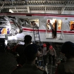 Armada bus Transjakarta disiagakan di Stasiun Bekasi Timur untuk mengangkut penumpang yang terdampak gangguan perjalanan KRL. (Foto: RSS)