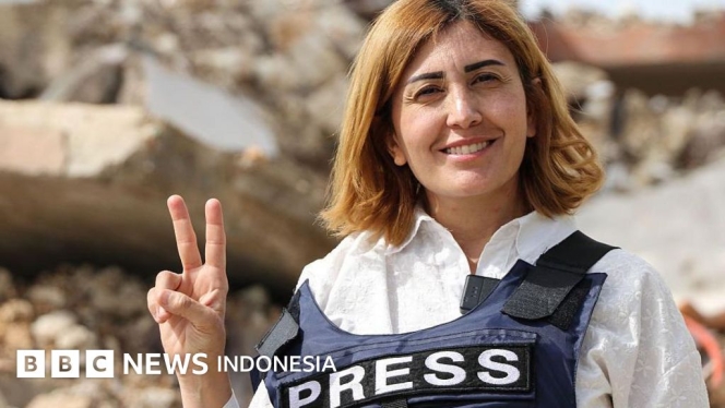 
 Potret jurnalis Lebanon Amal Khalil yang menjadi korban serangan udara di Lebanon selatan. (Foto: RSS)