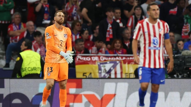 
 Penjaga gawang Atletico Madrid Jan Oblak optimistis mampu meredam lini serang Arsenal di Emirates Stadium. (Foto: RSS)