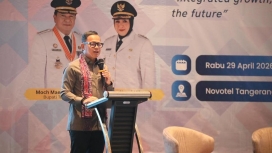 Wamendagri Bima Arya mendorong penguatan aglomerasi sektoral sebagai solusi integrasi masalah banjir dan kemacetan di kota-kota besar. (Foto: RSS)