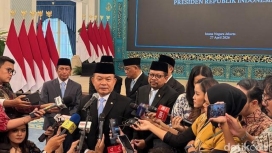 Kepala Staf Kepresidenan (KSP) Dudung Abdurachman usai prosesi pelantikan oleh Presiden Prabowo Subianto di Istana Negara. (Foto: RSS)
