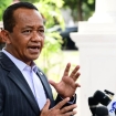 Menteri ESDM Bahlil Lahadalia saat memberikan keterangan terkait ketahanan stok BBM nasional. (Foto: RSS)