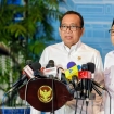 Menko PMK Pratikno saat memberikan keterangan terkait pembentukan gugus tugas penanganan kekerasan anak di daycare. (Foto: RSS)
