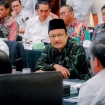 Menteri Sosial Saifullah Yusuf (Gus Ipul) saat memberikan keterangan terkait usulan perluasan bansos untuk memperkuat ekonomi nasional. (Foto: RSS)