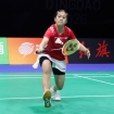 Ni Kadek Dhinda Amartya Pratiwi saat merayakan poin kemenangan bersejarah 30-29 atas Taiwan di babak grup Uber Cup 2026. (Foto: RSS)
