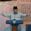 Prabowo Subianto memberikan pernyataan terkait posisi keamanan Indonesia di kancah internasional. (Foto: RSS)