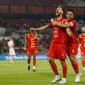 Para pemain Persija Jakarta merayakan kemenangan telak 4-0 atas Persis Solo yang sekaligus mengakhiri tren negatif tanpa gol mereka di Super League 2025/26. (Foto: RSS)