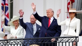 Raja Charles III saat memberikan pidato di hadapan anggota Kongres Amerika Serikat mengenai stabilitas demokrasi dan dukungan Ukraina. (Foto: RSS)