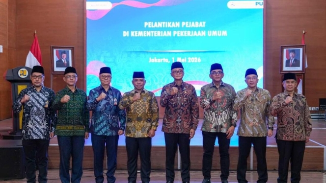 
 Menteri PU Dody Hanggodo saat memimpin upacara pelantikan 7 pejabat Eselon I di Jakarta, menekankan pentingnya integritas ASN. (Foto: RSS)