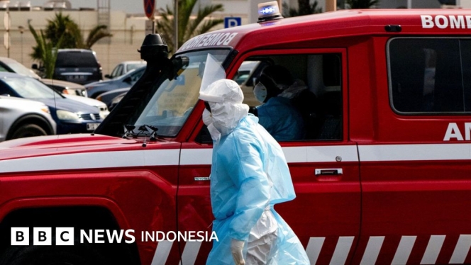 
 Kapal ekspedisi MV Hondius yang menjadi pusat perhatian otoritas kesehatan global terkait temuan kasus hantavirus. (Foto: RSS)