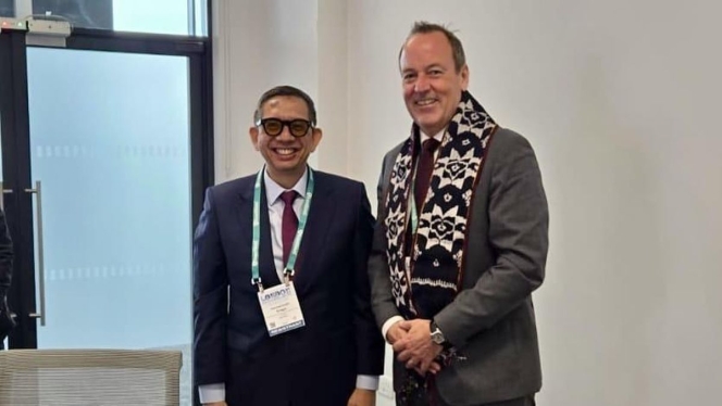 
 Pertemuan strategis antara delegasi Indonesia dan UK IPO yang membahas penguatan hak ekonomi kreator digital dalam kerangka WIPO SCCR/48. (Foto: RSS)