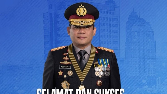 
 Kenaikan pangkat Asep Edi Suheri menjadi Komisaris Jenderal (Bintang 3) menandai pergeseran strategis di jajaran perwira tinggi Polri. (Foto: RSS)
