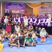 Ketua Umum TP PKK Tri Tito Karnavian saat menekankan pentingnya perencanaan keluarga bagi masyarakat di Aceh Utara demi menyongsong Generasi Emas 2045. (Foto: RSS)