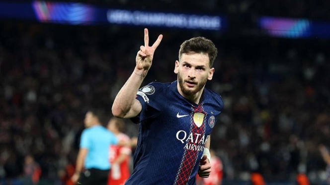 
 Para pemain PSG saat merayakan keberhasilan melaju ke babak final Liga Champions musim ini. (Foto: RSS)