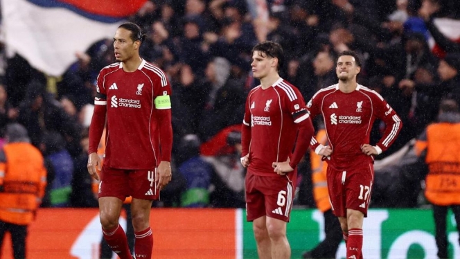 
 Virgil van Dijk tampak kecewa saat mengevaluasi catatan kekalahan Liverpool yang meningkat tajam musim ini. (Foto: RSS)