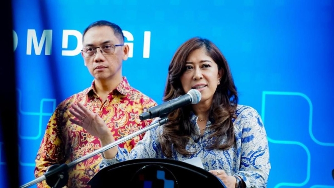 
 Menteri Komunikasi dan Digital (Menkomdigi) Meutya Hafid saat memberikan keterangan terkait dugaan ujaran kebencian dalam konten digital. (Foto: RSS)