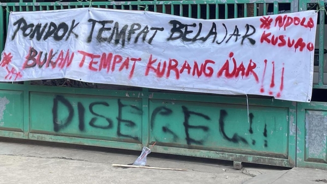 
 Kemenag mengambil langkah tegas dengan mencabut izin operasional pesantren di Pati menyusul penetapan tersangka kasus kekerasan seksual. (Foto: RSS)