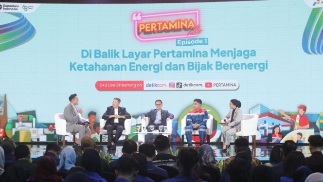 
 Diskusi Pertamina Talks 2026 yang mengupas strategi ketahanan energi nasional di tengah tantangan krisis global. (Foto: RSS)