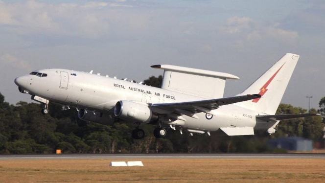 
 Pesawat pengintai canggih milik Australia saat bersiap dalam misi pengamanan maritim di Selat Hormuz. (Foto: RSS)