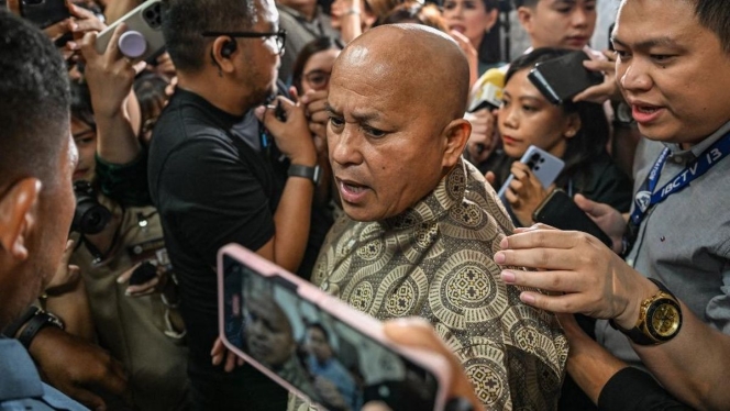 
 Mantan Kapolri Filipina, Ronald Dela Rosa, yang kini menjadi sorotan setelah dilaporkan kabur dari kejaran International Criminal Court (ICC). (Foto: RSS)