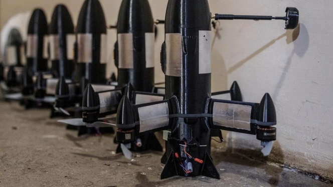 
 Sistem pertahanan udara Rusia dilaporkan bekerja ekstra keras setelah gelombang serangan 350 drone Ukraina terdeteksi dalam satu malam. (Foto: RSS)